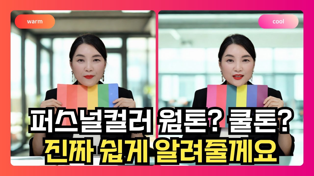 퍼스널컬러 입문 영상 썸네일